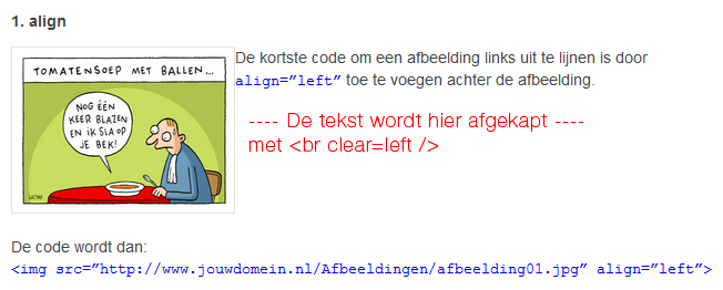 html-code-tekst-afkappen